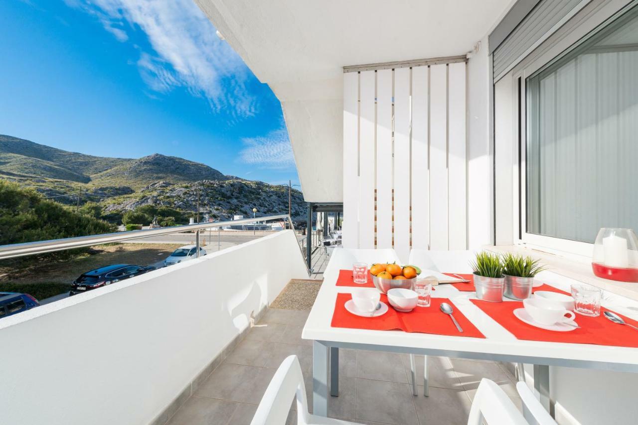 80m² 2 slaapkamer, 2 privé badkamer Appartement in Port de Pollença / Pollença Cala de Sant Vicenc Buitenkant foto
